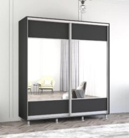 Dulap cu uşi glisante Mobildor-Lux Aron-P 200x220 Anthracite (aronp4277) K1 imaginea #1 — magazin online Desire.md