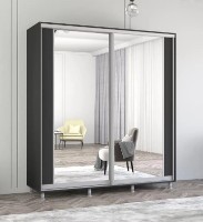 Шкаф-купе Mobildor-Lux Aron-P 190x210 Anthracite (aronp2467) K2 фото №1 — интернет-магазин Desire.md