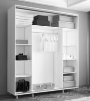 Шкаф-купе Mobildor-Lux Aron-P 190x230 Anthracite (aronp2469) K2 фото №2 — интернет-магазин Desire.md