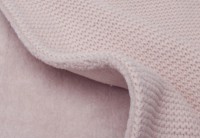 Pătura Jollein Basic Knit Pale Pink/Coral FleeceS 100x150 (517-522-65310) imaginea #4 — magazin online Desire.md