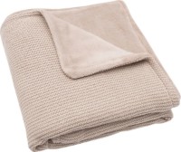 Pătura Jollein Basic Knit Wild Rose/Fleece 100x150 (517-522-67068)