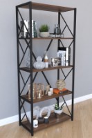Etajeră Remaks 5 Shelf Metal Walnut imaginea #1 — magazin online Desire.md