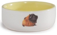 Bol pentru rozătoare Beeztees Guinea Pig Yellow 10cm (801641)
