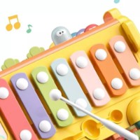 Бизиборд New World Multifunctional Puzzle School Bus (YL221) фото №2 — интернет-магазин Desire.md