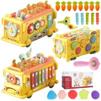 Бизиборд New World Multifunctional Puzzle School Bus (YL221) фото №7 — интернет-магазин Desire.md