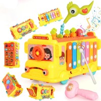 Бизиборд New World Multifunctional Puzzle School Bus (YL221) фото №8 — интернет-магазин Desire.md