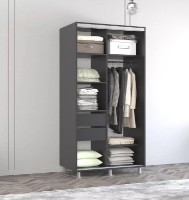 Dulap cu uşi glisante Mobildor-Lux Aron-P 150x200 Anthracite/White (aronp3024) K imaginea #2 — magazin online Desire.md