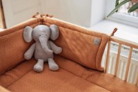 Protectie laterala pentru patut Jollein Bliss Knit Caramel 180x35 (004-895-65353) imaginea #4 — magazin online Desire.md