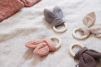 Inel gingival Jollein Bunny Ears Nougat (101-007-66050) imaginea #2 — magazin online Desire.md