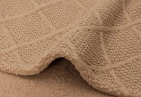 Pătura Jollein Check Knit Biscuit/Teddy Fleece 100x150 (517-522-68041) imaginea #5 — magazin online Desire.md