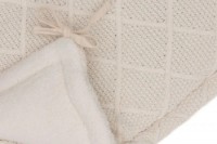 Protectie laterala pentru patut Jollein Check Knit Oatmeal 180x30 (004-895-68038) imaginea #3 — magazin online Desire.md