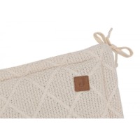 Protectie laterala pentru patut Jollein Check Knit Oatmeal 180x30 (004-895-68038) imaginea #4 — magazin online Desire.md