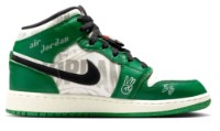 Ботинки детские Nike Air Jordan 1 Mid Se Uni2 Bg Pine Green|sail/Black/Team Orange, s.36.5 фото №7 — интернет-магазин Desire.md