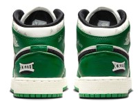 Ботинки детские Nike Air Jordan 1 Mid Se Uni2 Bg Pine Green|sail/Black/Team Orange, s.36.5 фото №2 — интернет-магазин Desire.md