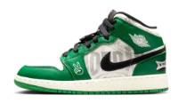 Ботинки детские Nike Air Jordan 1 Mid Se Uni2 Bg Pine Green|sail/Black/Team Orange, s.40 фото №5 — интернет-магазин Desire.md