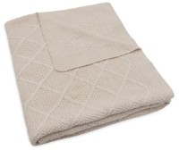 Pătura Jollein Check Knit Oatmeal 75x100 (516-511-68038) imaginea #1 — magazin online Desire.md