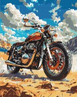 Картина по номерам Brushme Ретро байк (BS54132) фото №1 — интернет-магазин Desire.md