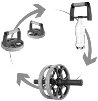 Roată pentru abdomene Insportline Pushabroll 3-in-1 (27706) imaginea #4 — magazin online Desire.md