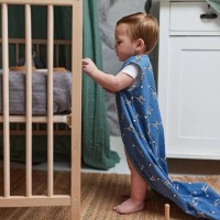 Детский спальный мешок Jollein Jersey Giraffe Jeans Blue 70cm (048-510-66004) фото №4 — интернет-магазин Desire.md