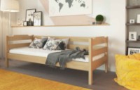 Детская кровать Меблi Лев Milena 90х200 Бук Натуральный. фото №1 — интернет-магазин Desire.md