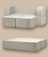 Бескаркасный диван Edka Vega 160x200x40 M17  Gri Pal фото №3 — интернет-магазин Desire.md