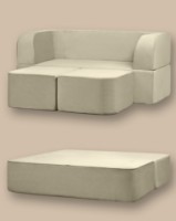 Бескаркасный диван Edka Vega 160x200x40 M22 Mocha фото №2 — интернет-магазин Desire.md