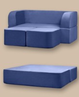 Бескаркасный диван Edka Vega 160x200x40 M23 Blue Indigo фото №2 — интернет-магазин Desire.md