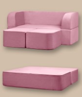 Canapea fără ramă Edka Vega 160x200x40 M36 Pink imaginea #2 — magazin online Desire.md