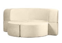 Бескаркасный диван Edka Luna 200 P1 Ivory фото №3 — интернет-магазин Desire.md