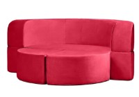 Canapea fără ramă Edka Luna 200 P18 Red Wine imaginea #3 — magazin online Desire.md