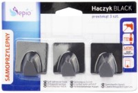 Держатель для полотенец Sepio 10HACPRO3BLAC 3pcs фото №2 — интернет-магазин Desire.md