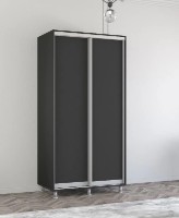 Dulap cu uşi glisante Mobildor-Lux Aron-P 110x210 Anthracite (aronp3009) imaginea #1 — magazin online Desire.md