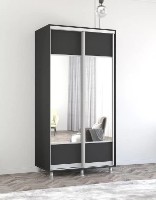 Dulap cu uşi glisante Mobildor-Lux Aron-S 110x200 Anthracite (arons4886) K1 imaginea #1 — magazin online Desire.md