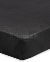 Cearșaf pentru copii Jollein Jersey Black 120x60cm (511-507-00021)