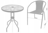 Набор садовой мебели GardenLine NEO2262KPL фото №3 — интернет-магазин Desire.md