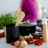 Suport pentru accesorii de bucatarie Tadar Dot 11.5x15cm Black imaginea #5 — magazin online Desire.md