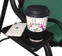 Садовые качели GardenLine KRE0742 Green фото №4 — интернет-магазин Desire.md