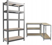 Unitate de rafturi de depozitare GardenLine GWI0612 222x110x50cm 1050kg imaginea #7 — magazin online Desire.md