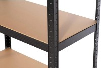 Unitate de rafturi de depozitare GardenLine GWI7392 180x90x40cm Black imaginea #8 — magazin online Desire.md