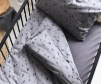 Детская простынь Jollein Jersey Storm Grey 120x60cm (511-507-00094) фото №3 — интернет-магазин Desire.md