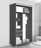 Dulap cu uşi glisante Mobildor-Lux Aron-S 130x200 Anthracite (arons5115) K2 imaginea #2 — magazin online Desire.md