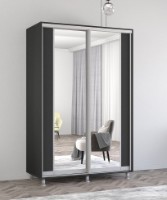 Dulap cu uşi glisante Mobildor-Lux Aron-S 140x220 Anthracite (arons4130) K2 imaginea #1 — magazin online Desire.md