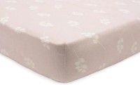 Cearșaf pentru copii Jollein Jersey Twig Wild Rose 120x60cm (511-507-67042)