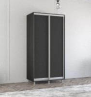 Dulap cu uşi glisante Mobildor-Lux Aron-S 110x200 Anthracite (arons4403) imaginea #1 — magazin online Desire.md