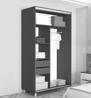 Dulap cu uşi glisante Mobildor-Lux Aron-S 140x210 Anthracite (arons5233) imaginea #2 — magazin online Desire.md