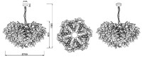 Люстра Trio Leavy (R10464015) фото №2 — интернет-магазин Desire.md