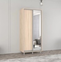 Dulap cu uşi glisante Mobildor-Lux Aron-S Chipboard/Mirror 120x200 Oak Sonoma (00013801) imaginea #1 — magazin online Desire.md