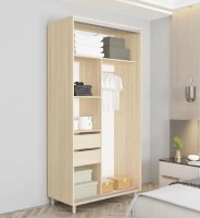 Dulap cu uşi glisante Mobildor-Lux Aron-S Chipboard/Mirror 130x230 Oak Sonoma (00013829) imaginea #2 — magazin online Desire.md