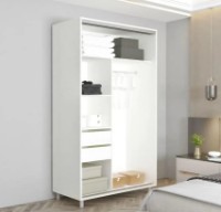 Шкаф-купе Mobildor-Lux Aron-S Chipboard/Mirror 180x210 White (00013726) фото №2 — интернет-магазин Desire.md