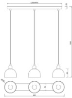 Люстра Trio Molly (R31863032) фото №2 — интернет-магазин Desire.md